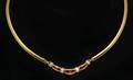 87 Ladies Ruby and Diamond Necklace in 18Kt Italia