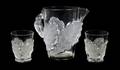 A Lalique Molded and Frosted Glass Lemonade Set