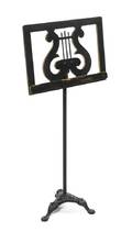 A Parcel Gilt and Wrought Iron Music Stand