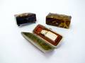 Two Small Tortoise Shell Boxes  Ivory Seal