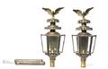 A Pair of Brass Carriage Lanterns