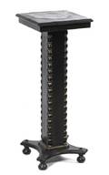 An Ebonized and Parcel Gilt Pedestal