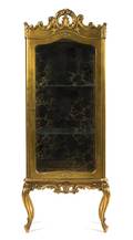 A Louis XVI Style Giltwood Vitrine