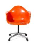 A Charles and Ray Eames Molded Fiberglass Shell Armchair for Herman Miller