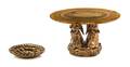 A Gilt Metal and Agate Table