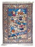 A Pictorial Wool and Silk Rug