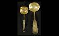 1099 Two American Antique Sterling Silver Ladles Inclu