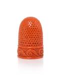A Carved Coral Thimble