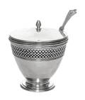 An American Silver Jam Pot