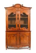 A French Provincial Stepback Cupboard