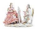A German Porcelain Figural Group
