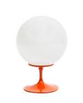 A Stemlite Glass and Enameled Aluminum Table Lamp