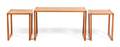 A Set of Three Danish Teak Nesting Tables