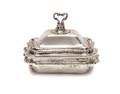 A George III Style Silver Entree Dish and Cover