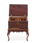 A Queen Anne Style Cellaret on Stand