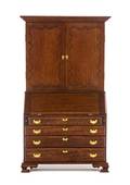 A George III Style Mahogany Secretary Bookcase