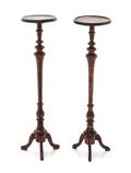 A Pair of Georgian Style Candlestands
