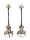 A Pair of Continental Style Metal Torcheres