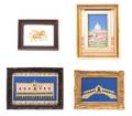 Four Framed Decorative Articles