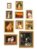 Ten Framed Decorative Articles