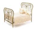 A Victorian Style Brass Bedstead