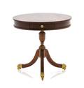 A Regency Style Mahogany Drum Table