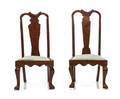 A Pair of Queen Anne Style Side Chairs