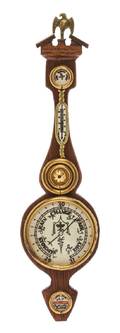 A Regency Style Wheel Barometer
