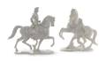 Two Nymphenburg Blanc de Chine Figural Groups