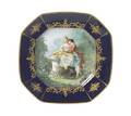 A Sevres Style Porcelain Cabinet Plate