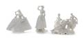 Three Nymphenberg Blanc de Chine Porcelain Figures