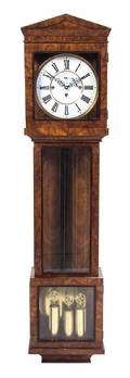 A Viennese Walnut Regulator Clock