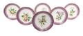 A Set of Six Royal Worcester Porcelain Plates
