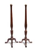 A Pair of George III Mahogany Torcheres