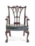 A Chippendale Mahogany Armchair