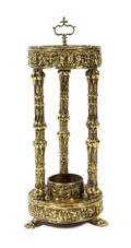 A Victorian Brass Umbrella Stand