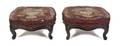 A Pair of Victorian Mahogany Foot Rests