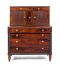 An American Classical Mahogany Secretary