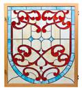 An American Leaded Glass Window