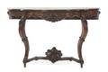 A Victorian Mahogany Console Table