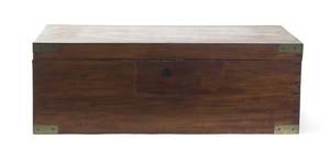 An American Brass Mounted Mahogany Lap Desk