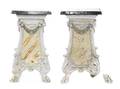 A Pair of Continental Ceramic Pedestals
