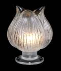 A Lalique Molded and Frosted Glass Lumiere