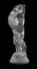 A Lalique Molded and Frosted Glass Figure