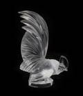 A Lalique Molded and Frosted Glass Mascot
