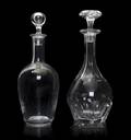 Two Baccarat Glass Decanters