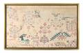 An American Needlework Sampler Fragment