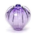 A Studio Glass Amethyst Ovoid Vase