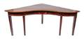 A George III Mahogany Corner Console