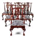 A Set of Ten George III Style Mahogany Dining Chairs